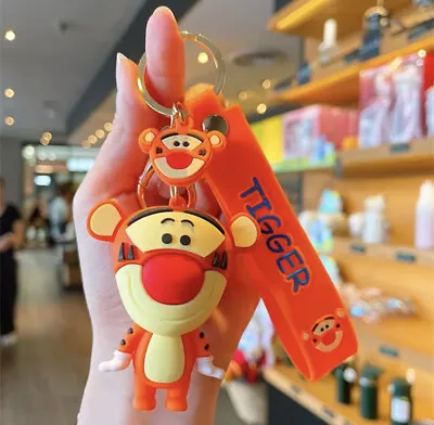 £5.29 • Buy Tigger Winnie The Pooh Disney Keychain Keyring Pendant Bag Charm