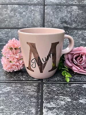 Personalised Initial Mug Name / Letter Tea Coffee Cup Birthday / Mother Day Gift • £5.50