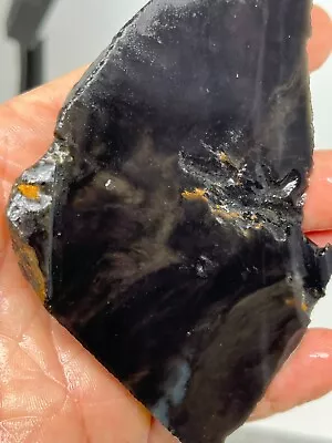 Velvet Aka Peacock Obsidian Slab Lapidary Cabbing Carving Chakra Reiki • $17