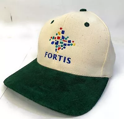 FORTIS Vintage Suede Adjustable Leather Strap Hat Cap Made In Bangladesh By KC • $18.99