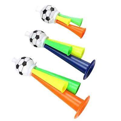 £4.94 • Buy Soccer Trumpet Toy Noise Maker Colorful For Birthday Sports Concerts