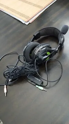 $15 • Buy Turtle Beach Ear Force X12 Black Gaming Headset Xbox 360 (MIC HAS ISSUES)
