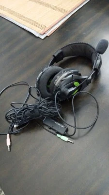 $15 • Buy Turtle Beach Ear Force X12 Black Gaming Headset Xbox 360 (MIC HAS ISSUES)