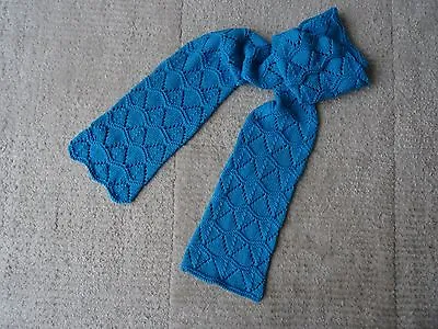 Easy Knitting Pattern Ladies Cotton Scarf Sailboat Pattern • £2.49