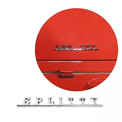 VW Splitty Script Emblem Badge For Volkswagen Bug Beetle Bus Ghia Thing T2 T3 T4 • $34.95