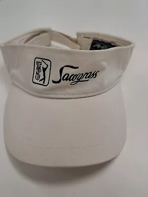 TPC Sawgrass Golf Visor Adjustable White AHead • $5.48