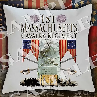 1st Massachusetts Cavalry American Civil War Themed Pillow Sham/covering • $19.99