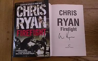£14.99 • Buy Firefight SIGNED Chris Ryan Hardback Book 2008 1st Edition 1st Impression