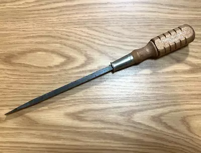 Vintage IRWIN 5/16  Flathead Screwdriver 800-8” Wood Handle Made In USA • $14.99