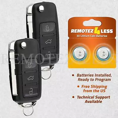 2 For 2002 2003 2004 2005 VW Volkswagen Beetle Golf Keyless Car Remote Key Fob • $22.29