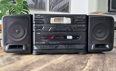 Vintage JVC PC-X105 AM FM CD Portable Boombox System Rare • $89.97