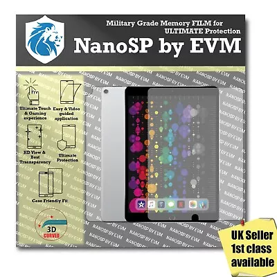 NanoSP Apple IPad Pro 12.9 2015 Full Body Screen Protector Hydrogel FILM Cover • £12.89