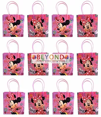 Disney Minnie Mouse Party Favor Supplies Goody Loot Gift Bags • $9.95