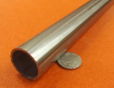 304 Stainless Steel Tube .875  OD X .745  ID X .065 Wall X 4 Foot Length • $206.99