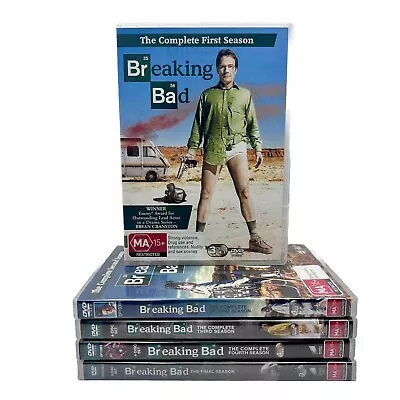 Breaking Bad The Complete Seasons 1234 & Final DVD Region 4 PAL Free Postage • $29.95