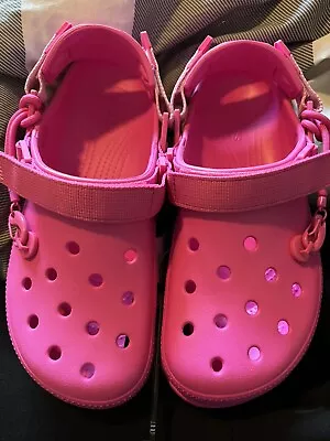 POST MALONE X BRIGHT PINK Crocs SZ Men's 8 / Women's 10 - Brand New • $159.99