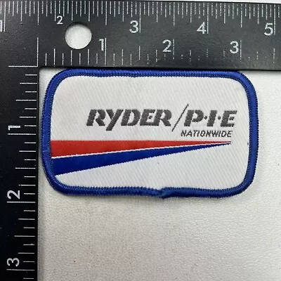 Vtg RYDER P-I-E PIE PACIFIC INTERMOUNTAIN EXPRESS TRUCK Advertising Patch  00AH • $7.56