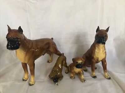 Copyright Morten’s Studio Lead Boxer Statue Family • $100