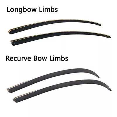 25-60lbs Longbow Recurve Bow Limbs 60  Bamboo Core Takedown Archery Hunting • $64.85