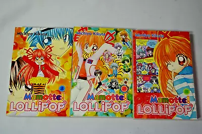 Mamotte Lollipop Manga English By Michiyo Kikuta VOL 1 & 2 & 3 • $44.75