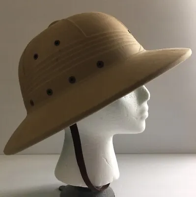 US Army Pith Helmet Sunrigid Safari Hard Hat Desert Military Vintage • $70