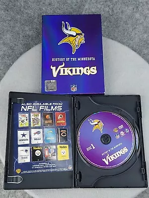 History Of The Minnesota Vikings (2010 2-disc DVD Set) NFL Film Authentic SKOL • $19