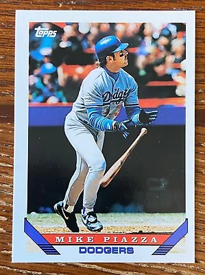 1993 Topps Traded Baseball Mike Piazza Rookie Card 24t Los Angeles Dodgers • $1.99