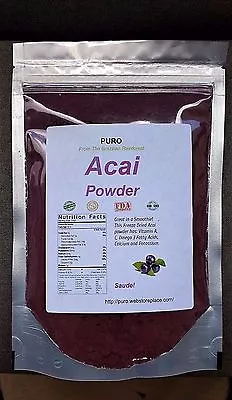 ACAI 1LB Freeze Dried Fruit Powder PURO VITAMIN C  Antioxidants BRAZILIAN • $25.94