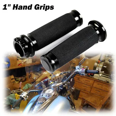 $25.99 • Buy Handlebar 1  Hand Grips For Yamaha V Star 650 950 1100 1300 XVS Custom Classic