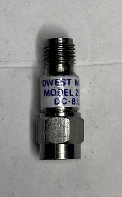 Midwest Microwave 3dB Fixed Attenuator DC-8GHz 2W Model 292-3 SMA • $9.90