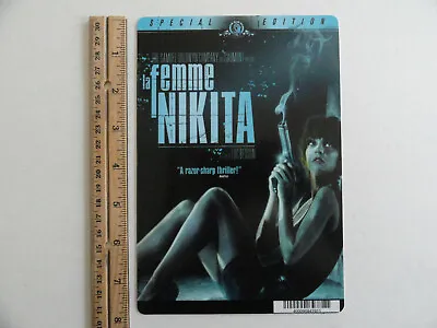 La Femme Nikita Blockbuster Video Display Backer Card 5.5  X 8  No Movie • $10.50