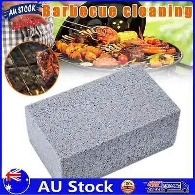 AU Pumice Stone Barbecue Mesh Griddle Cleaning Brush Outdoor Grill Brick BBQ Bru • $8.06