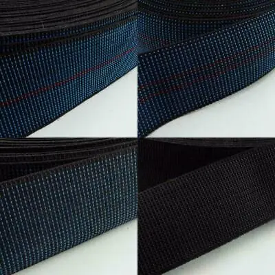 20 50 STRETCH 50mm Elastic Webbing Sofa Seat Chair Back Upholstery 1 2 4m+  051 • £3.50