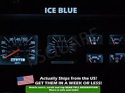 Gauge Cluster LED Dash Kit Ice Blue For Ford 80-86 F100 F150 F250 F350 Truck  • $13.49