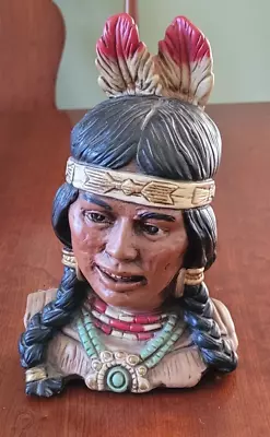 American Indian Head By Universal Statuary Corp • $30