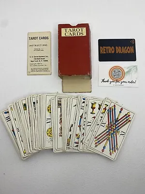 Vintage TAROT Cards 1969 AG Muller Cie 1JJ 12250 Switzerland 76 Cards American • $39.69