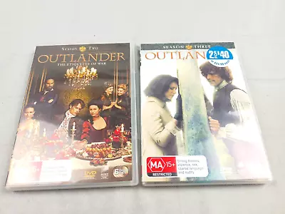 Outlander Fantasy Drama Series DVD Seasons 2 & 3 Rated MA15+ Region 4  Sony • $19.50