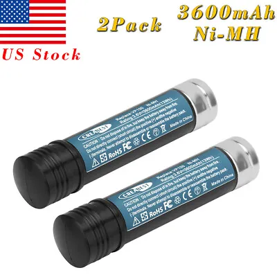 2Pcs 3.6Ah 3.6V Ni-MH Battery For Black & Decker VP100 S100 S110 VersaPak VP110 • $319.90
