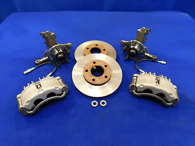 1987-1993 Ford Mustang 5 Lug Front Pbr Disc Brake Conversion Spindles W38 • $849.99