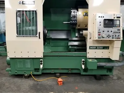 1989 Mori Seiki SL-65B Fanuc 10T 1010 RPM 220V/3ph 50/40 HP AC CNC Lathe W Chuck • $54500