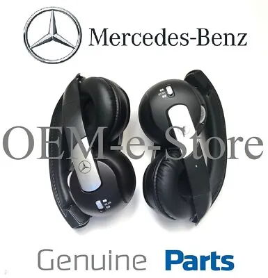 2010-2011 Mercedes S400 E350 E550 E63 DVD Entertainment TWO Wireless Headphones • $219