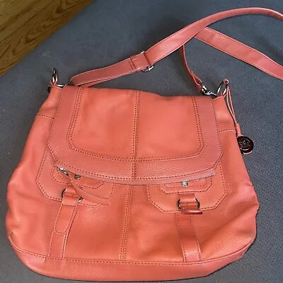 The Sak Hobo Shoulder Crossbody Bag Genuine Leather Salomon Color • $19