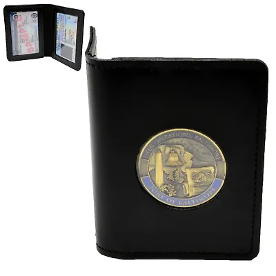 Perfect Fit Challenge Coin Holder Double ID Case License Credit Card Military • $20.81