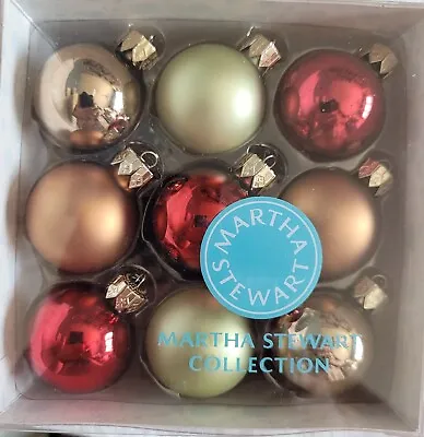 Martha Stewart Collection 27 Glass Ornaments - Chesnut Cheer 1.5  • $24.99