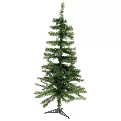 4ft Artificial PVC Christmas Tree Green With Plastic Stand Holiday • $14.99