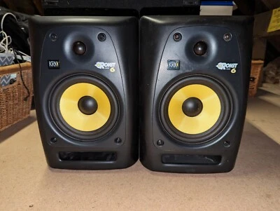£180 • Buy KRK Rokit 6 Speakers X 2 (pair) Includes All Cables 