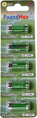 5 X PoundMax 910A LR1 N Type MN9100 1.5V Alkaline Batteries • £5.89