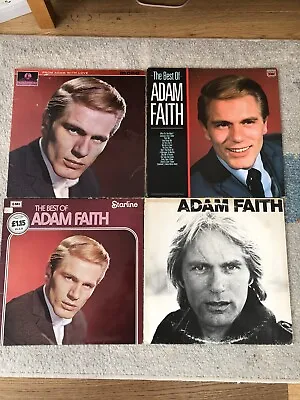 ADAM FAITH Vinyl Record Bundle X4 LPs • £6