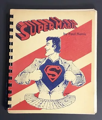 Super Magic By Paul Harris   Magic Book • $30