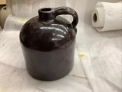 Antique Red Wing Minnesota Stoneware Whiskey Jug Brown 1/2 Gallon • $49